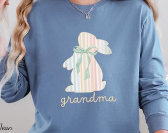 Grandma Shirt - Easter Bunny Tee, Pregnancy Announcement TShirt, New Grandparent Gift
