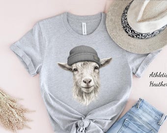 Camiseta divertida de la vida en el campo con cabra - Sudadera de mamá granjera, camiseta de feria, camiseta de mamá de feria