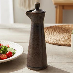 Coupe Ou Tasse Vintage En Céramique Émaillée Italie - Décor Oliviers - Signature - Bon État