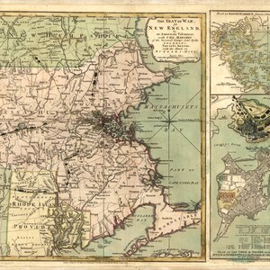 1775 Map of Boston