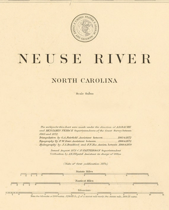 Neuse River Depth Chart