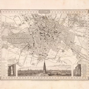1860 Map of Berlin