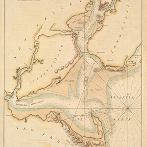1776 Seekarte des Hudson River