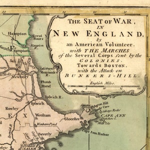 1775 Map of Boston image 2