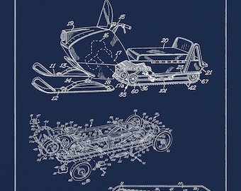 Patentprint sneeuwscooter