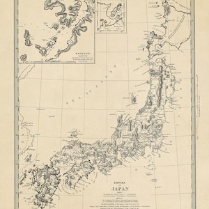 1835 Map of Japan