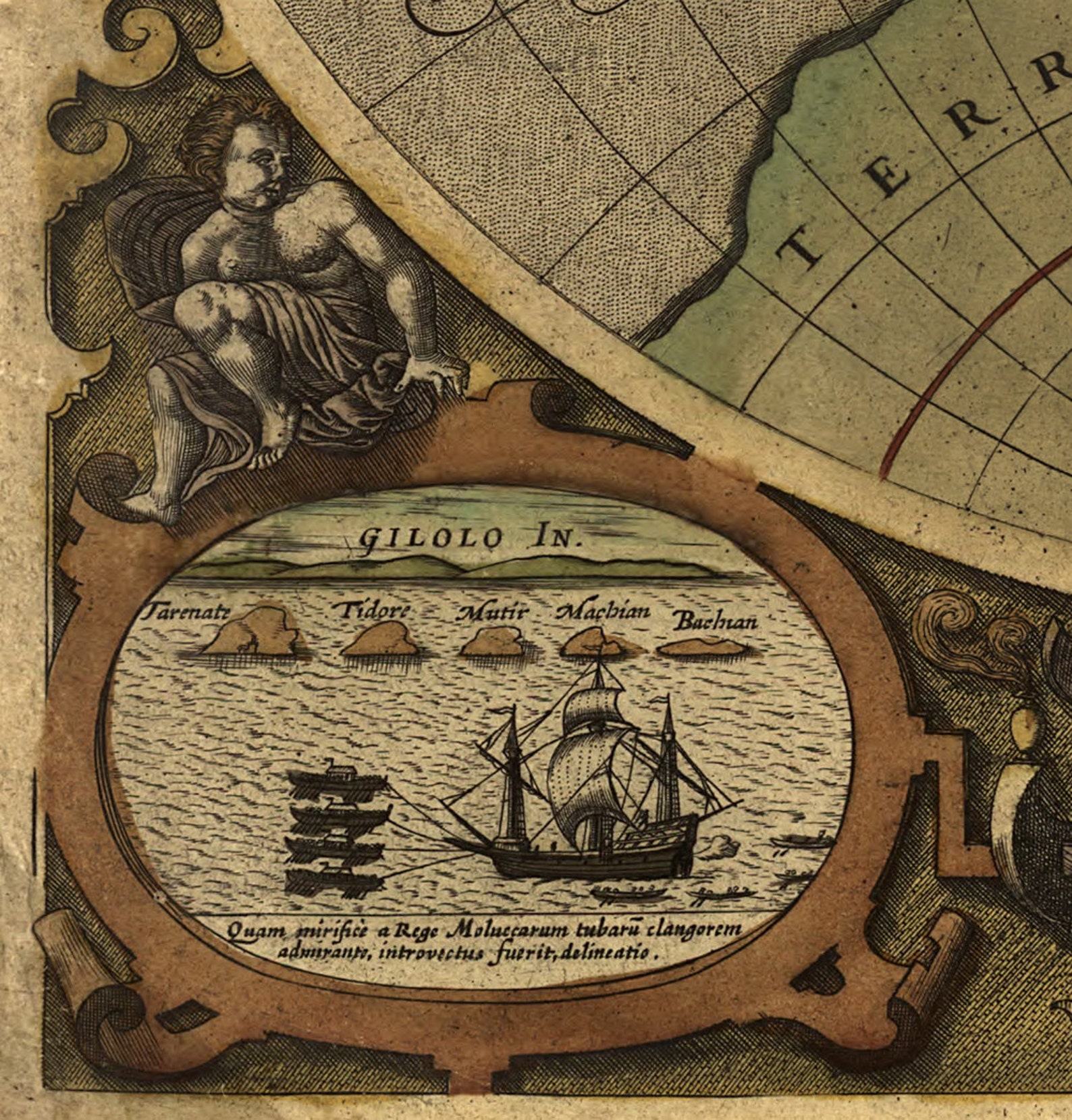 1595 Map of the World Etsy