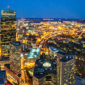 Photograph of Boston at Night