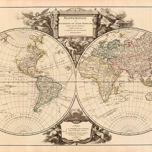 1752 Map of The World