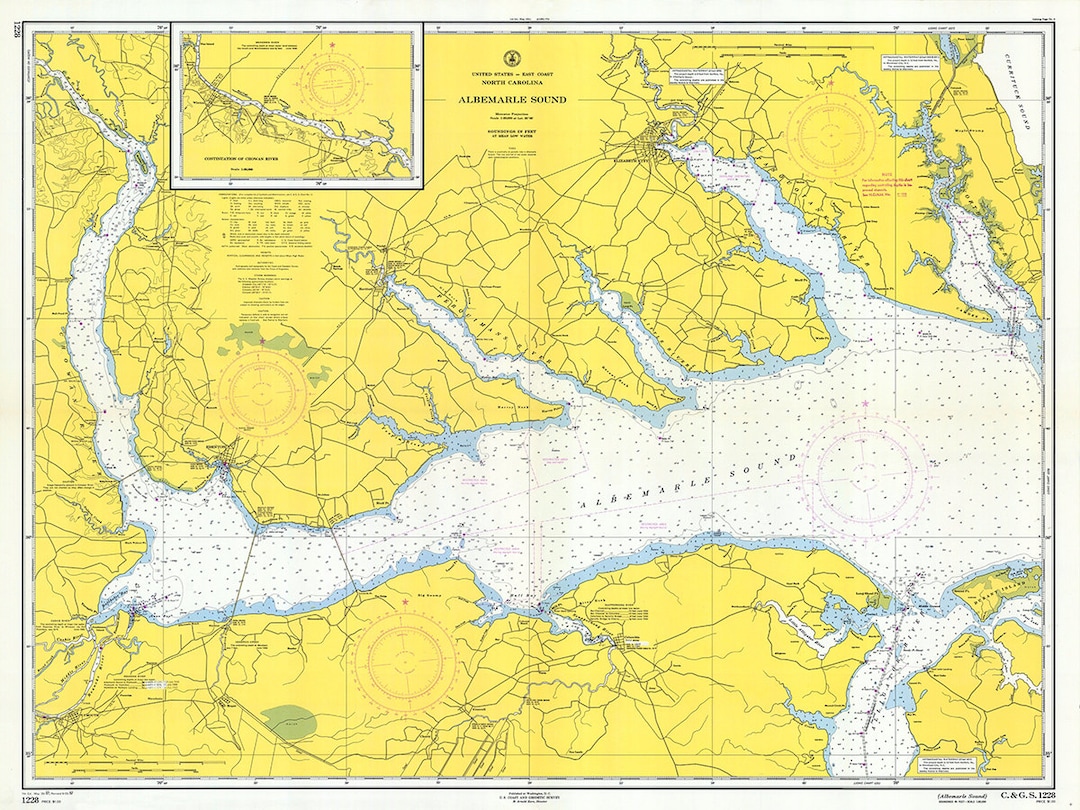 Albemarle Sound 1957 Etsy Il Gflk 