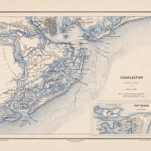 1875 Map of Charleston