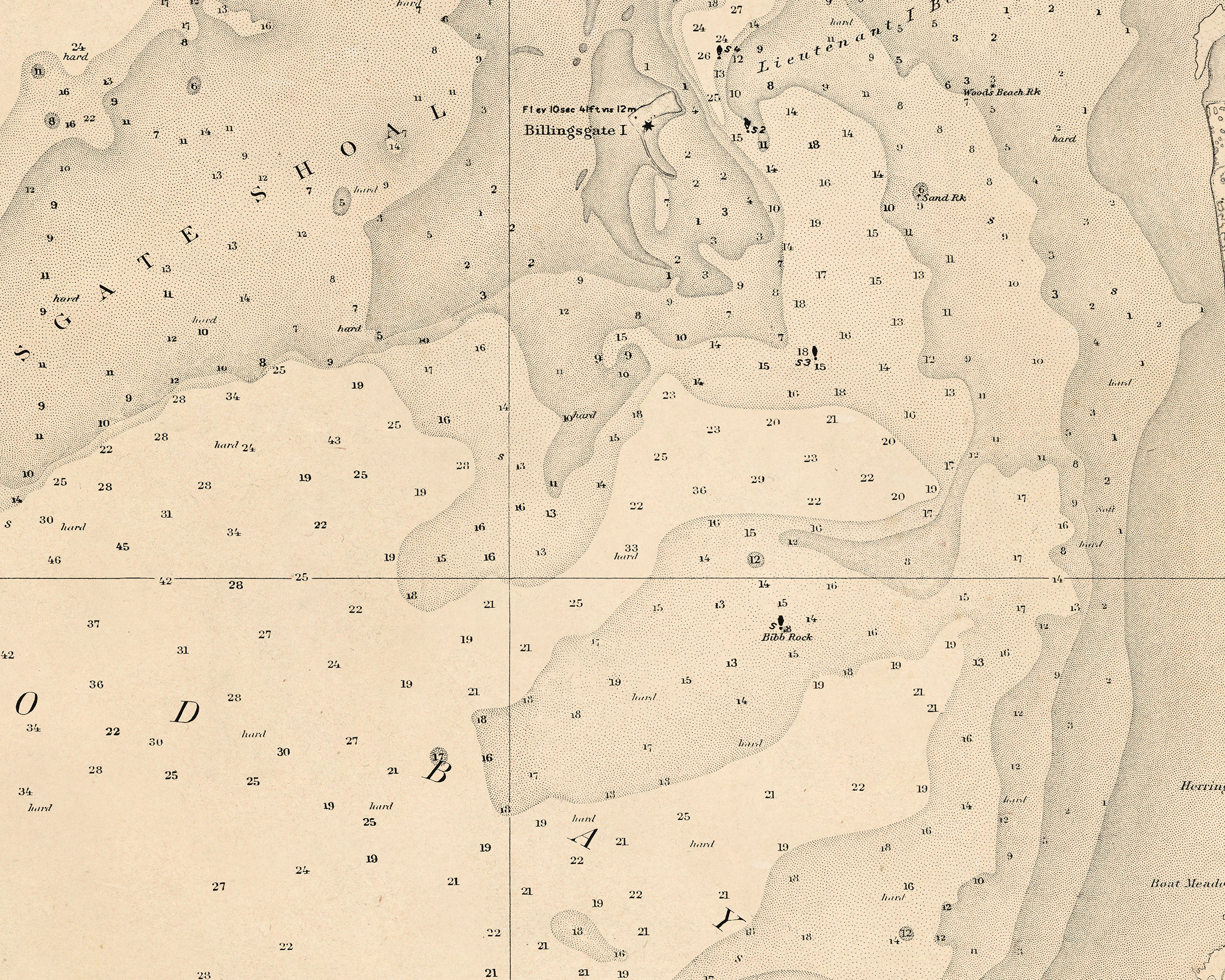 1921 Nautical Chart of Wellfleet Harbor Etsy