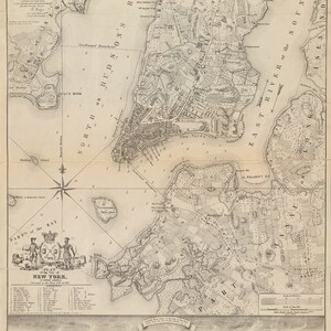 Mapa de la ciudad de Nueva York de 1767