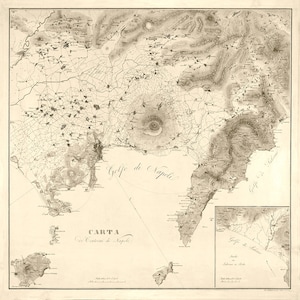1828 Map of Naples