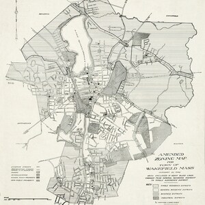 Mapa de Wakefield, Massachusetts, 1946