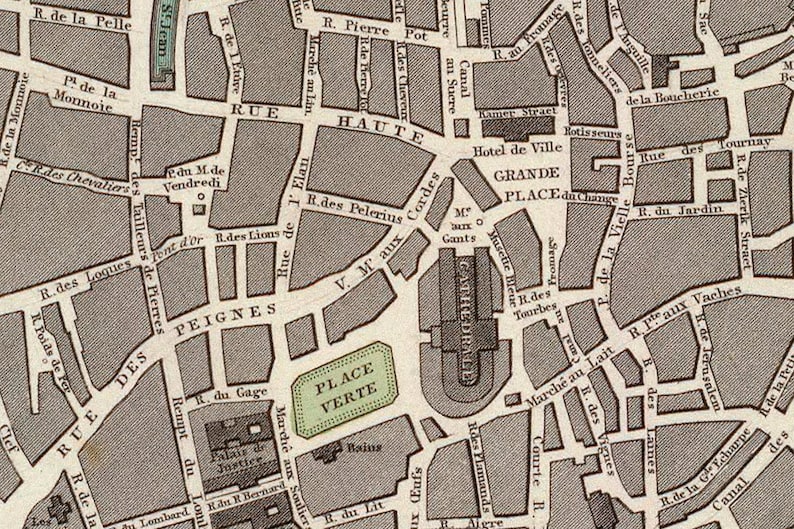 1832 Map of Antwerp