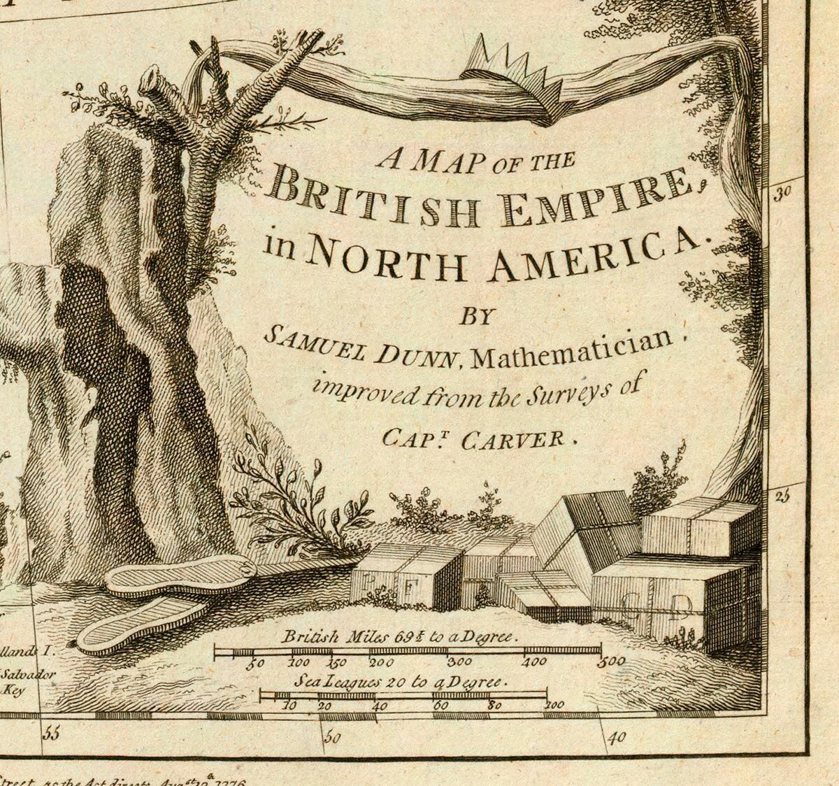 1776 Map of the US and Canada Etsy