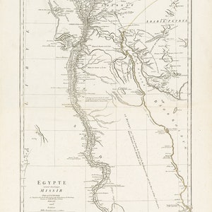 1765 Map of Egypt