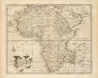 1747 Map of Africa