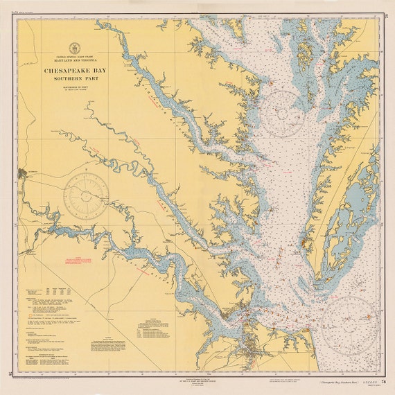 Chesapeake Nautical Chart