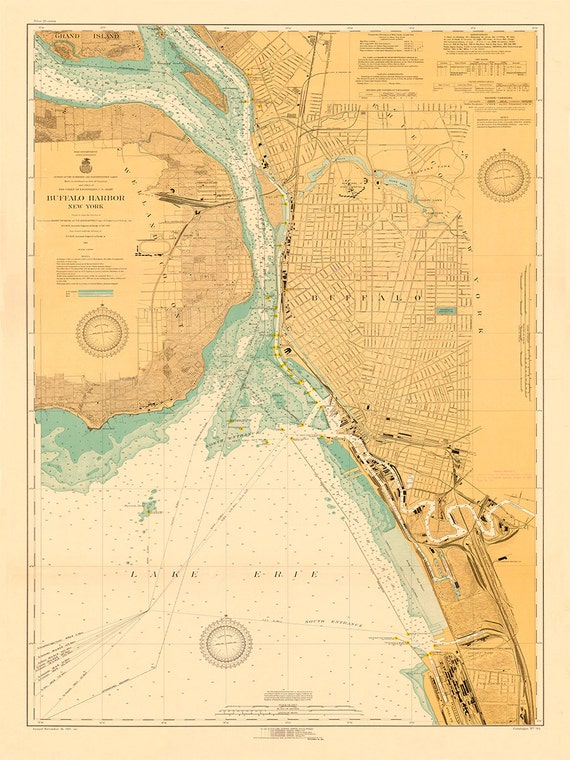 Nautical Chart Of A Harbor