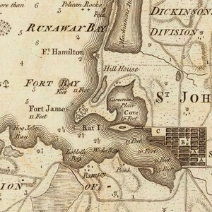 1775 Map of Antigua image 5