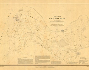 Mouth of the Columbia River – 1851