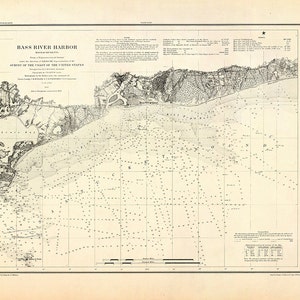 Hafen von Bass River - 1857