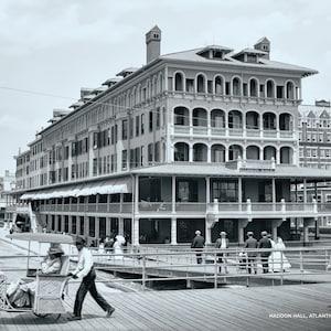 Vintage Photograph of Haddon Hall in Atlantic City circa 1913