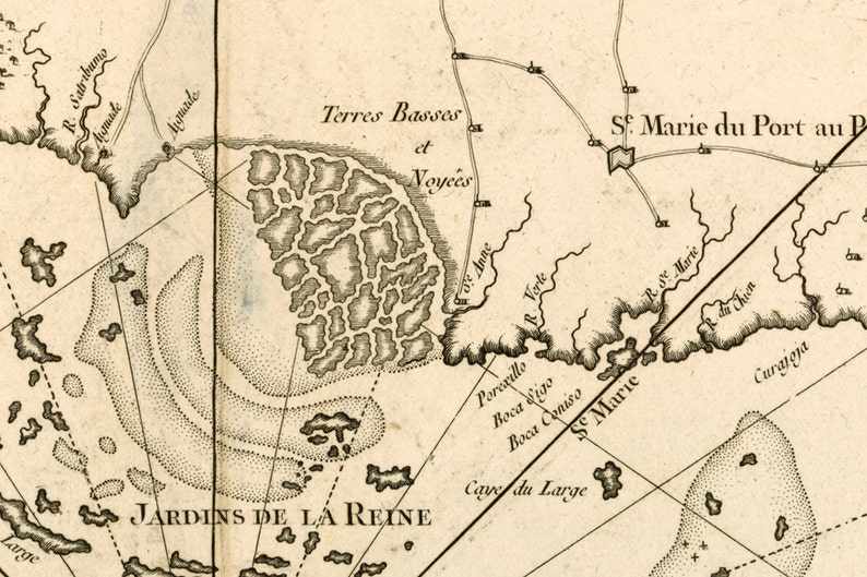 1807 Map of Cuba image 2