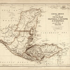 Amérique centrale – 1857