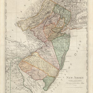1797 Landkarte New Jersey