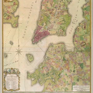 Mapa de la ciudad de Nueva York de 1767