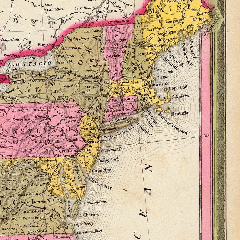 1846 Map of the United States - Il 794xN.665684329 Jmdn