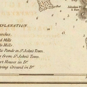 1775 Map of Antigua image 4