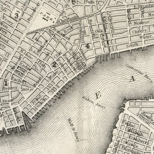 1860 Map of New York City image 2