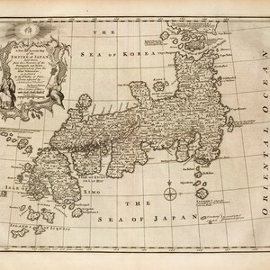 1747 Map of Japan
