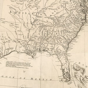 1774 Map of North America - Etsy