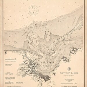 Hafen von Nantucket - 1889