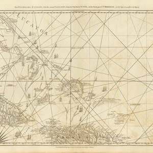 1775 Karte der Luv-Passage