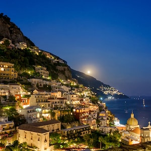 Photograph of Positano at Night