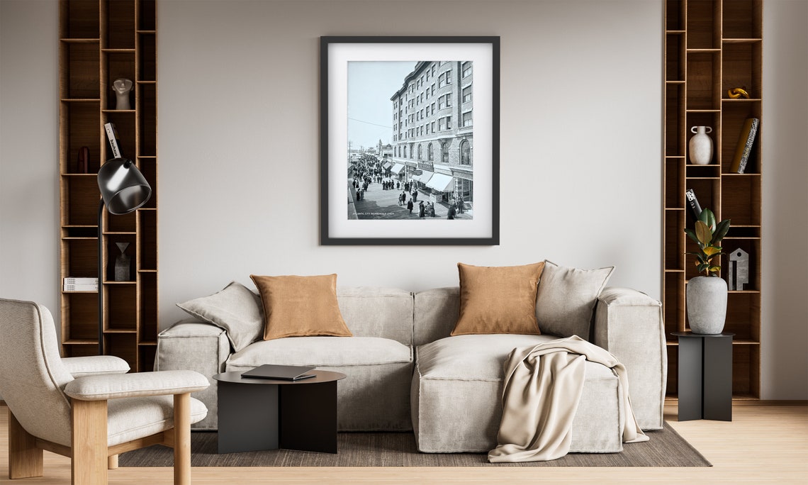 Vintage Photograph of the Atlantic City Boardwalk Circa 1904 - Etsy