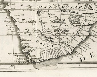 Antique Maps of Africa - Cartographic Documents of African