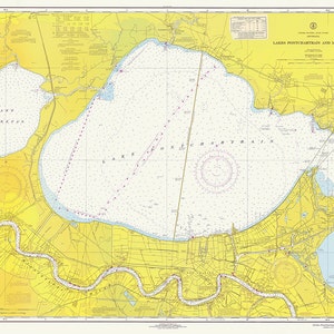 Lakes Pontchatrain & Maurepas 1967