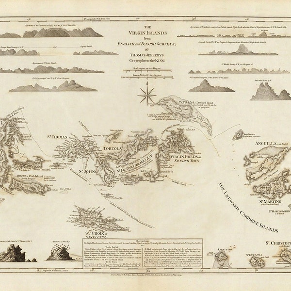 1775 Kaart van de Maagdeneilanden