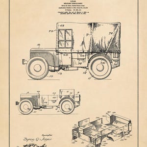 Jeep Patent Print