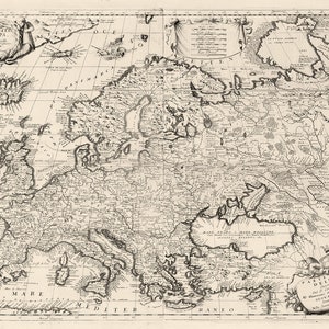 1693 Map of Europe