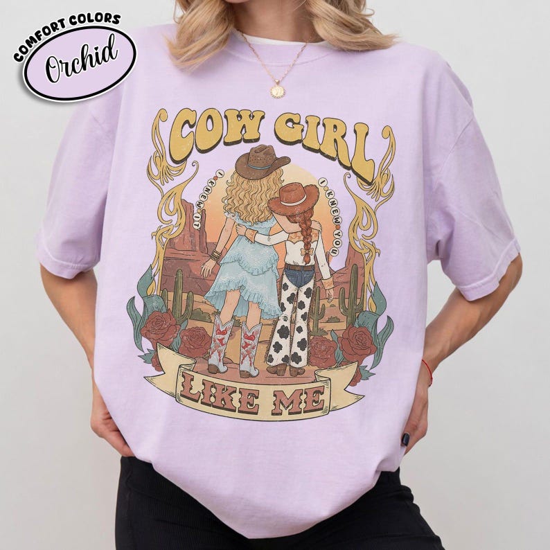 Camiseta Comfort Colors CowGirl Like Me, Camiseta I Knew It I Knew You, Regalo vintage para fans de la música western, Camiseta Toy Story 2026 imagen 7