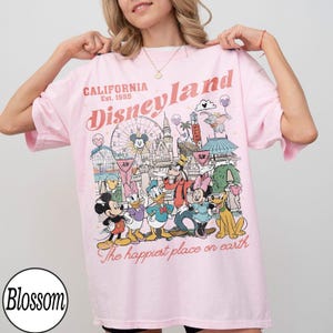 Vintage Disneyland Mickey Mouse Shirt, Happiest Place On Earth Comfort Colors Tee image 11