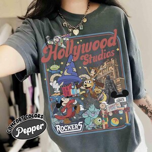 Komfort Farben Disney Hollywood Studios Shirt | Mickey & Friends Turm des Schreckens Tee | Toy Story Star Wars Land Kapuzenpullover Bild 2